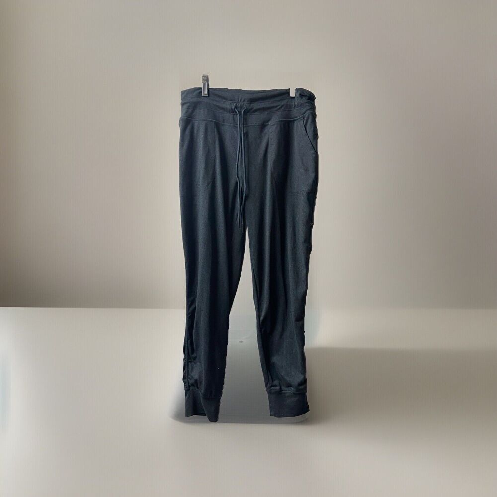 Lole Womens Joggers Size Small Dark Gray Pull On Waist Tie Stretch Pockets